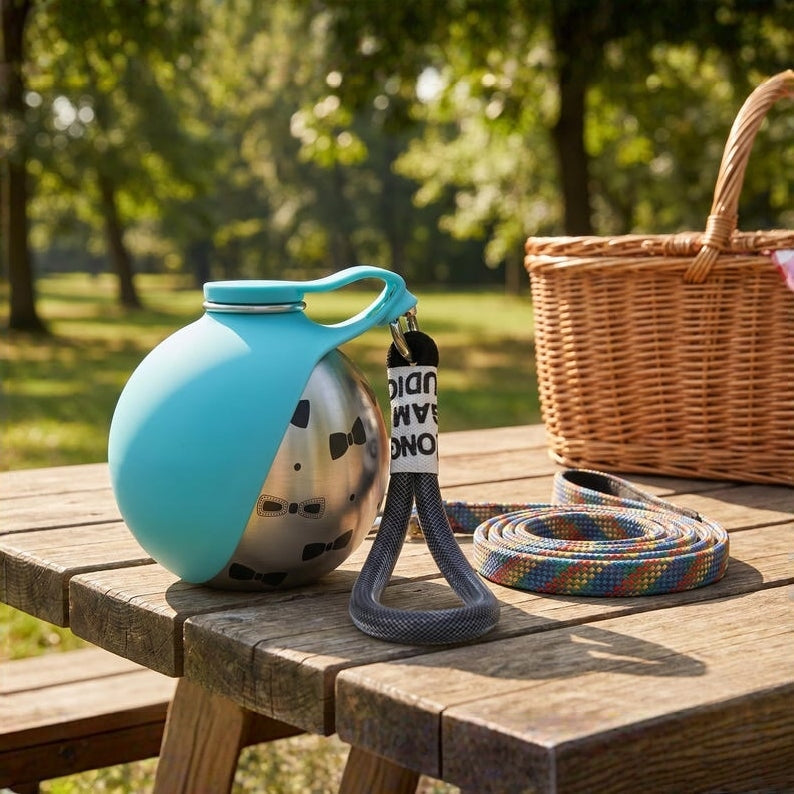 2-in-1 Portable Dog Water Bottle