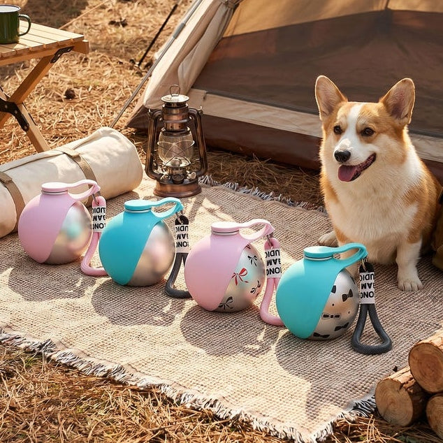 2-in-1 Portable Dog Water Bottle