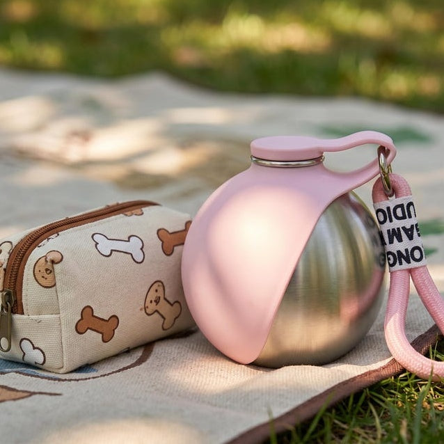 2-in-1 Portable Dog Water Bottle